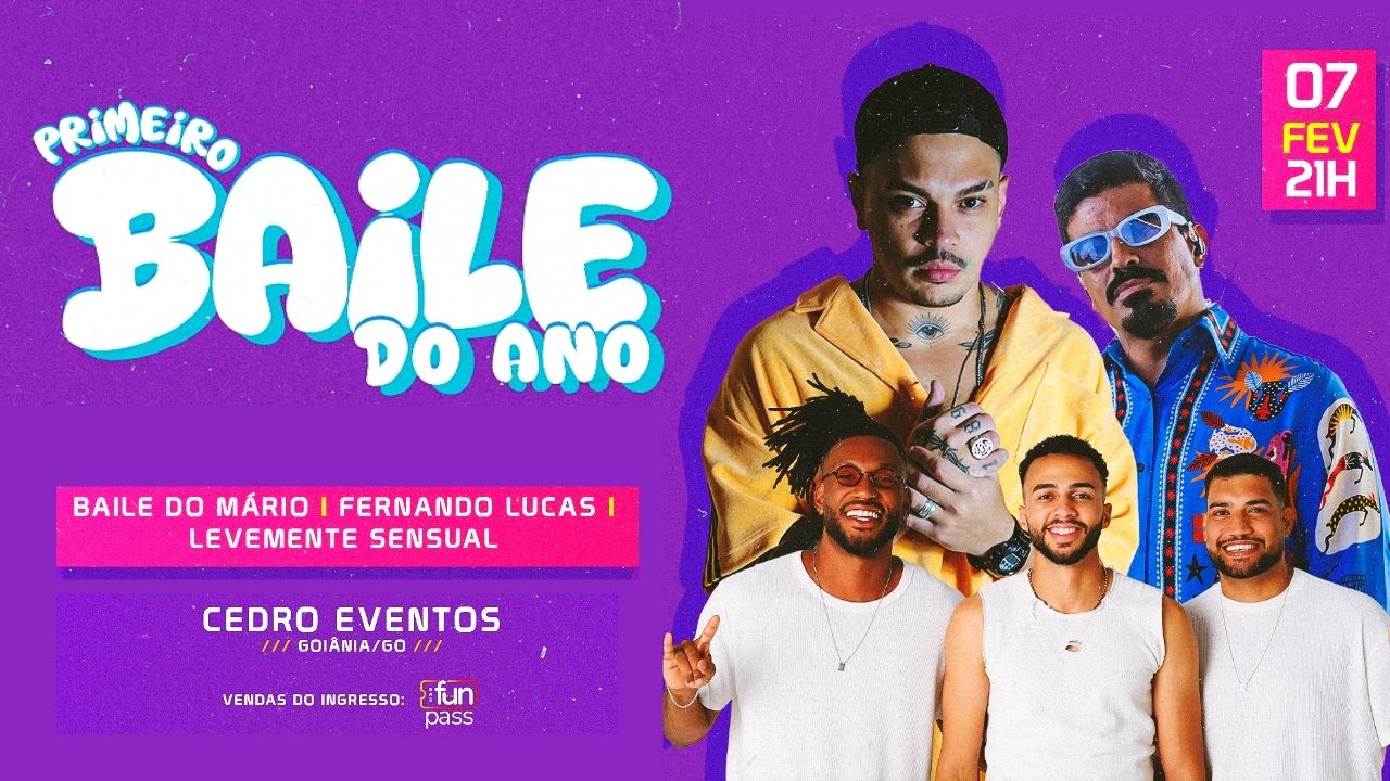 Imagem JPG, Primeiro Baile do Ano chega a Goiânia no dia 7 de fevereiro com lançamentos exclusivos do Dj Mário Pires