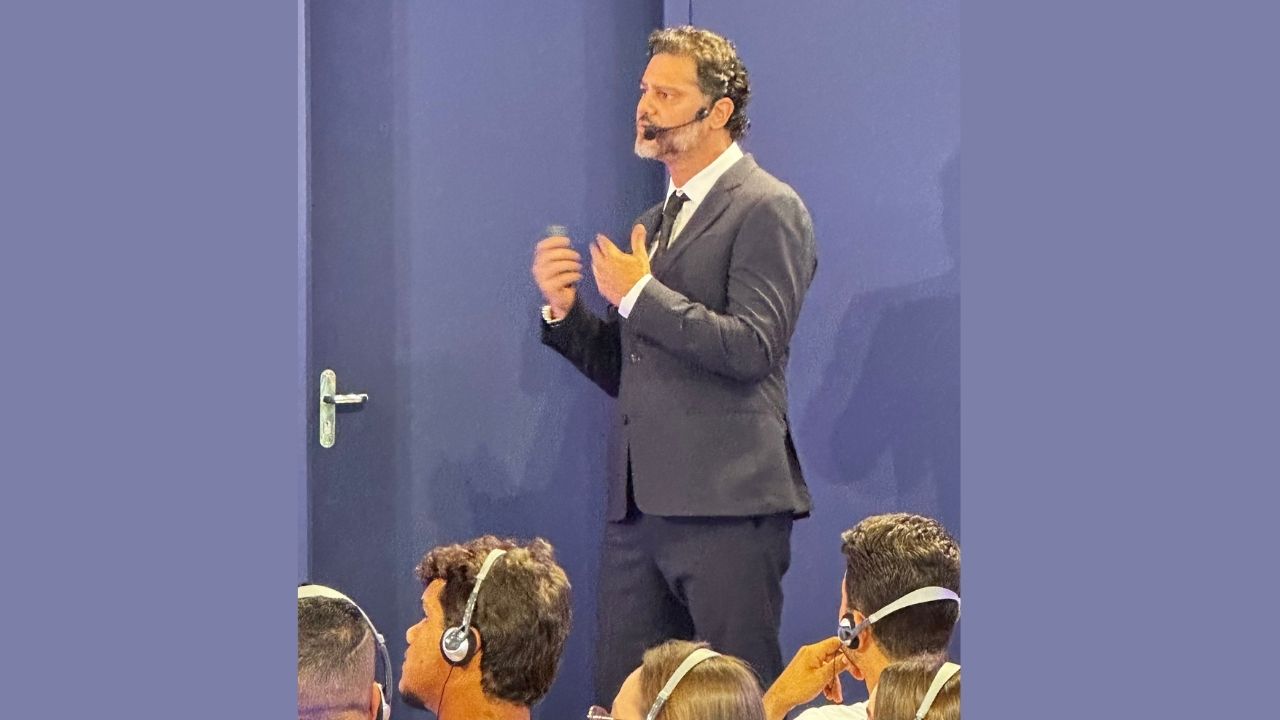 Imagem JPG, Rildo Lasmar ministra palestra no CIOSP 2025