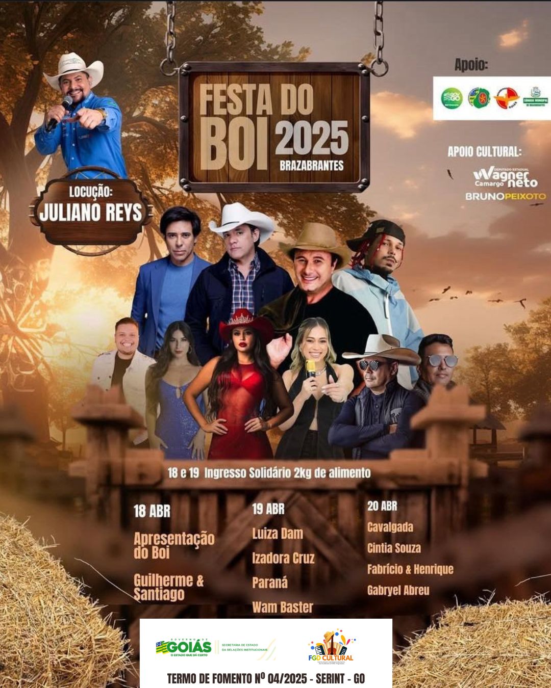 Imagem JPG, Festa do Boi 2025 começa nesta sexta em Brazabrantes e promete fim de semana inesquecível