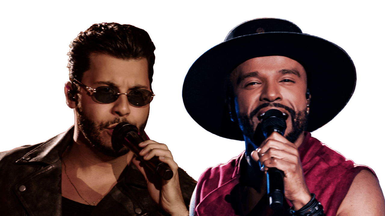 Imagem JPG, Alexandre Pires e Murilo Huff cantam 