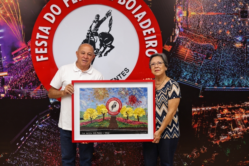 Cartaz Oficial da 71ª  Festa do Peão de Barretos Homenageia a memória e a tradição em obra de Vera Suzuki
