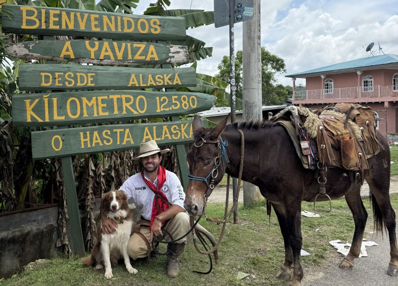 Após percorrer 16 países, após percorrer 16 países, Pedro Berranteiro será recebido em cerimônia na arena da Festa do Peão de Barretos