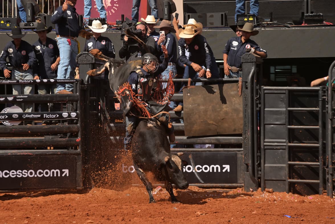 Festa do Peão de Barretos abre programação esportiva com PBR BRAZIL, Team Roping e Team Penning